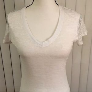 E.vil white, short sleeve T-shirt, back sequence,wings design,